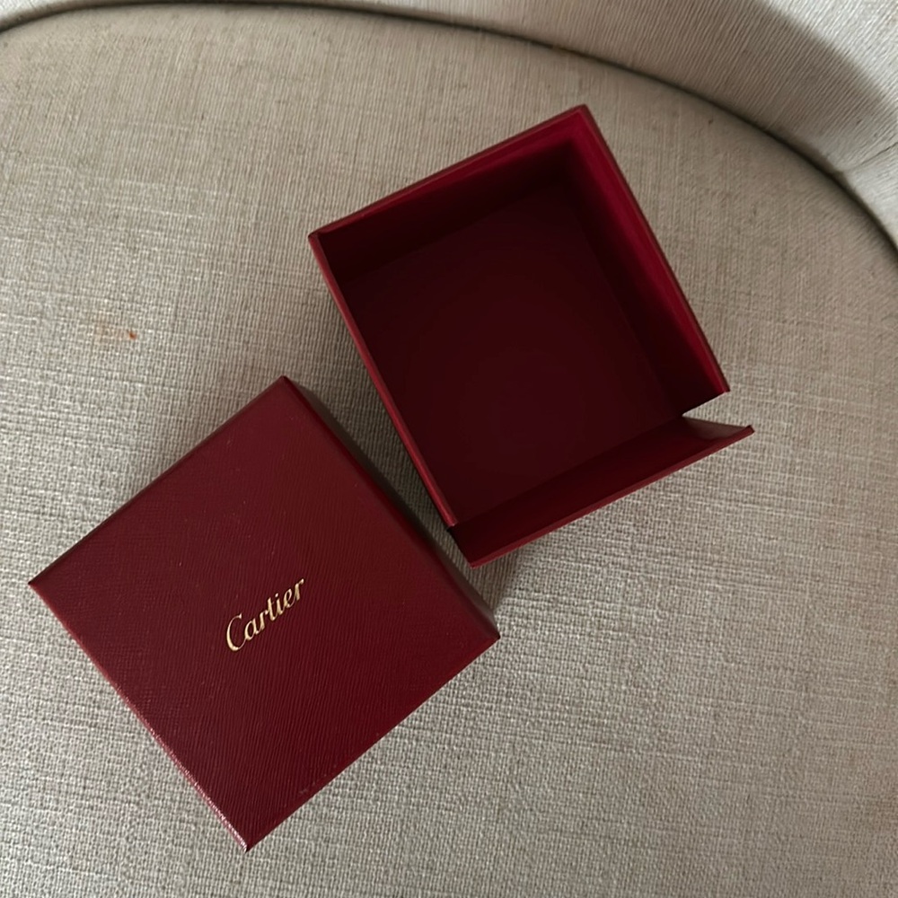 Authentic Cartier ring box